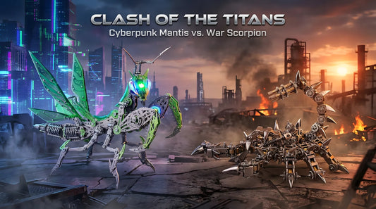 Cyberpunk Mantis vs. War Scorpion: Which 3D Metal Puzzle for Adults Reigns Supreme?