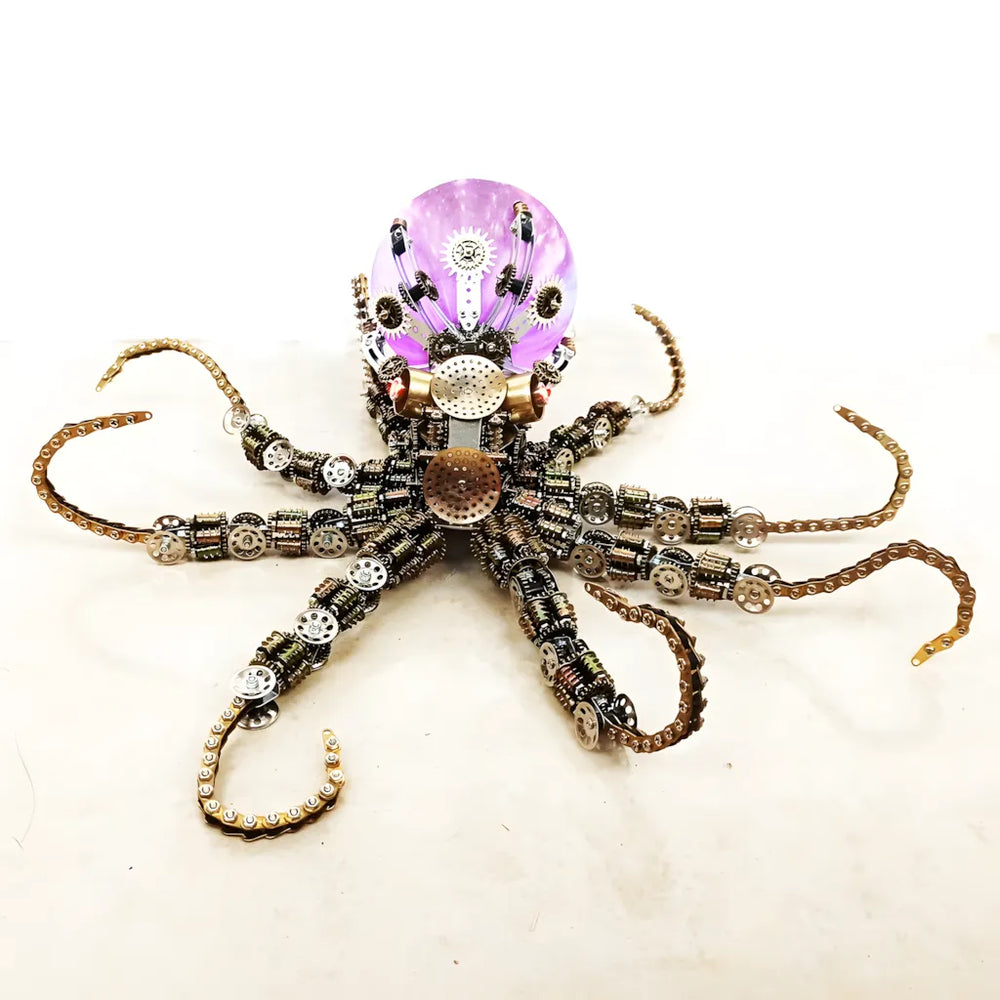 The Mechanical Octopus model featuring the purple 'Nebula' orb variant on a clean white background